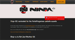 Desktop Screenshot of ninja-ide.org
